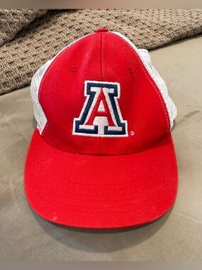 Unisex University of Arizona (UofA) Red & White Trucker Hat